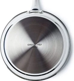 GreenChef Profile Plus Koekenpan 24cm - Zilverkleurig - Inductie - PFAS-vrij -Thuiskeuken 1093x1200