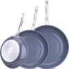 Swiss Pro+ - Koekenpannenset - 3 Delig - Keramisch - Inductie - Milieuvriendelijk - PFAS - PFOA Vrij - Sapphire Green -Thuiskeuken 1109x1200