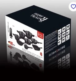 Royal Swiss® - Set Lot 33-delige - Pannenset Inductie - Steengoeden - Afneembare Handgreep - Glazen Deksel - Geschikt Voor Oven - PFAS-vrij + Keukengerei 10 Royal Swiss® - Set Lot 33-delige - Pannenset Inductie - Steengoeden - Afneembare Handgreep - Glazen Deksel - Geschikt Voor Oven - PFAS-vrij + Keukengerei -Thuiskeuken 1133x1200