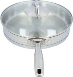 4goodz Dubbelwandige RVS Hapjespan Met Deksel 28 Cm - Zilver -Thuiskeuken 1138x1200 4