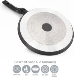 Pannenkoekenpan Antiaanbak - Inductie Marmer - 28cm -Thuiskeuken 1155x1200