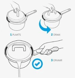 BK Flow Cool Pannenset - 9-delig - Veilig Afgietsysteem - Inductie -Thuiskeuken 1167x1200