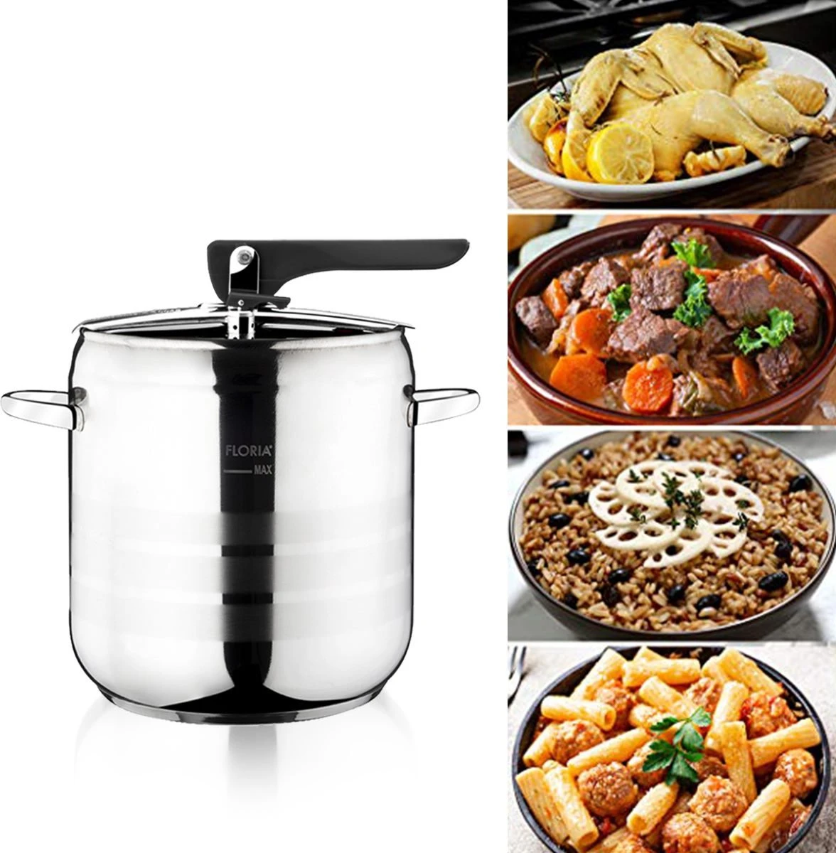 Zilan Easy - Snelkookpan - Pressure Cooker - Geschikt Voor Alle Warmtebronnen Ook Inductie - 4 Liter 3 Zilan Easy - Snelkookpan - Pressure Cooker - Geschikt Voor Alle Warmtebronnen Ook Inductie - 4 Liter