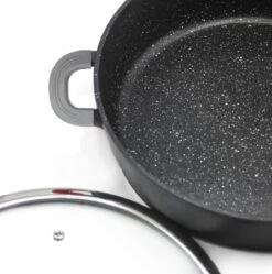 Cheffinger Steelpan Set 6-delig - 20-24-28cm - Zwart -Thuiskeuken 1191x1200 2