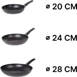 Masterchef Koekenpannen | 3-Delige Koekenpannenset | Inclusief 3 Inclusief Signature Collection Masterchef Messen | Ø 20, 24 En 28 Cm | Geschikt Voor Verschillende Warmtebronnen | Inductie, Elektrisch, Gas En Keramisch Pannenset | Vrij Van PFOA 7 Masterchef Koekenpannen | 3-Delige Koekenpannenset | Inclusief 3 Inclusief Signature Collection Masterchef Messen | Ø 20, 24 En 28 Cm | Geschikt Voor Verschillende Warmtebronnen | Inductie, Elektrisch, Gas En Keramisch Pannenset | Vrij Van PFOA -Thuiskeuken 1193x1200