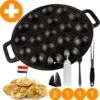 YUGN BLACK Poffertjespan Poffertjesmaker 6 Delige Set - 19 Poffertjes Incl Doseerfles Kwast Poffertjesvork Siliconen Ovenwanten - Platte Onderkant Poffertjespan Inductie Poffertjespan Elektrisch - Cadeau Tip 2 YUGN BLACK Poffertjespan Poffertjesmaker 6 Delige Set - 19 Poffertjes Incl Doseerfles Kwast Poffertjesvork Siliconen Ovenwanten - Platte Onderkant Poffertjespan Inductie Poffertjespan Elektrisch - Cadeau Tip -Thuiskeuken 1196x1200 6