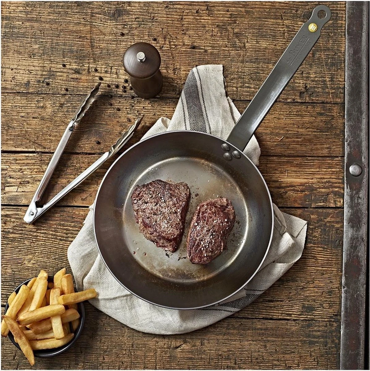 DeBuyer Mineral B Element Koekenpan - Ø 20 Cm 4 DeBuyer Mineral B Element Koekenpan - Ø 20 Cm - Afbeelding 2