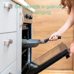 Coninx Grillpan 28CM - Steakpan - Afneembare Handgreep - PFAS-vrij - Grijs -Thuiskeuken 1199x1200 4