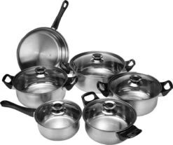 KitchenPrince 12-Delige Pannenset RVS - Pottenset - Kookpannen - Koekenpan - Steelpan - Bakpan - PFAS-Vrij - Pannenset - Pannenset Inductie - Antiaanbaklaag - Koekenpannenset 16 KitchenPrince 12-Delige Pannenset RVS - Pottenset - Kookpannen - Koekenpan - Steelpan - Bakpan - PFAS-Vrij - Pannenset - Pannenset Inductie - Antiaanbaklaag - Koekenpannenset -Thuiskeuken 1200x1008 5