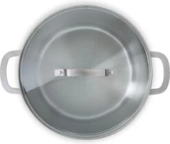 BK Bistro Soeppan Ø 24 Cm - RVS - Glazen Deksel - Inductie -Thuiskeuken 1200x1013
