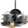 GreenPan Mayflower Pro Pannenset - 10-delig - Grijs - Inductie - PFAS-vrij -Thuiskeuken 1200x1061