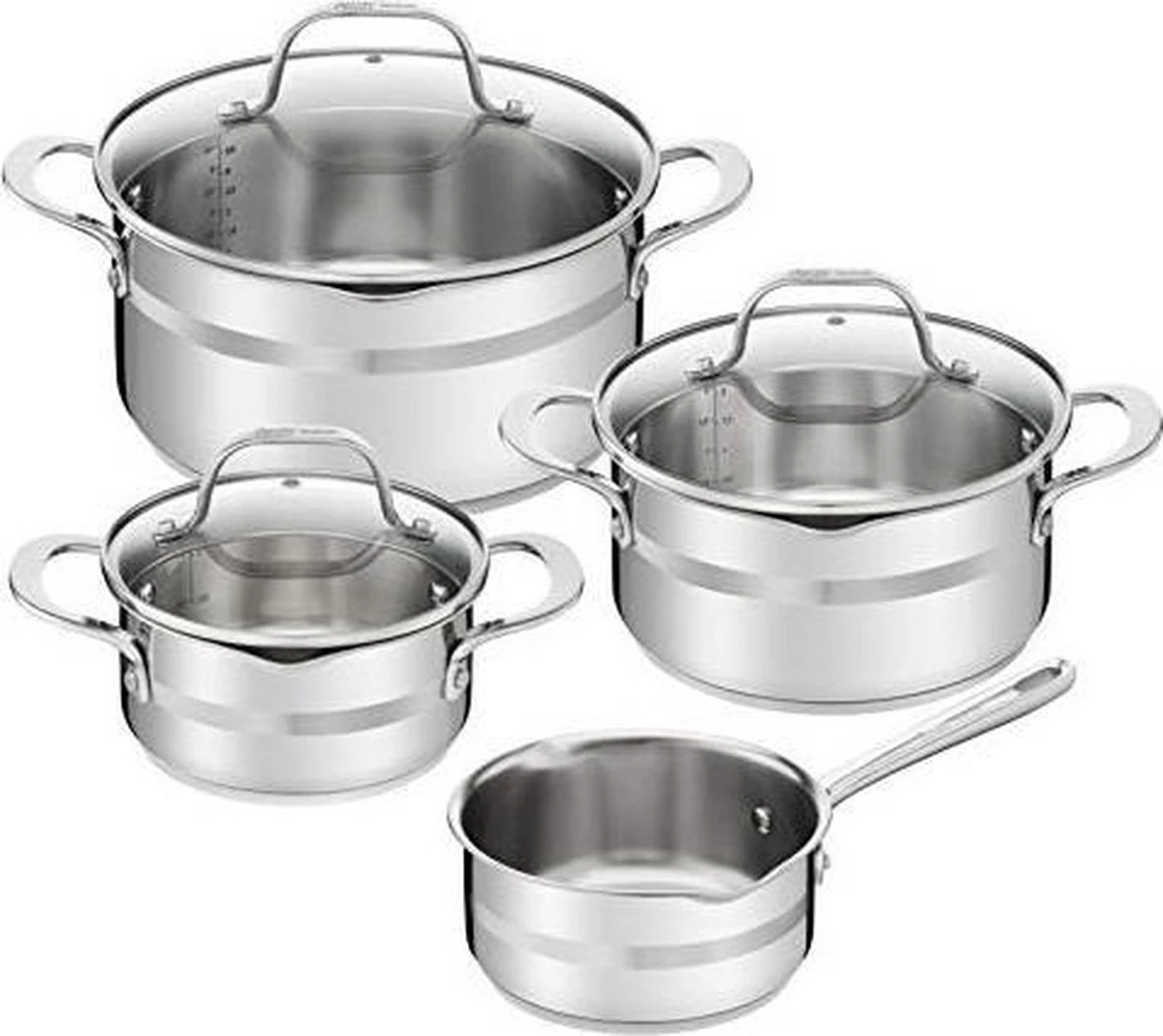 Tefal E494S7 Jamie Oliver Pannenset 3 Tefal E494S7 Jamie Oliver Pannenset