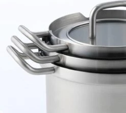 BK-Q-Linair Master Glas Kookpan 18 Cm - RVS - Glazen Deksel - Veilig Afgietsysteem - Inductie -Thuiskeuken 1200x1083