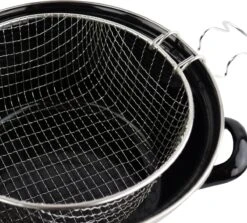 Orange85 Frituurpan - Zwart - Inductie - Emaille - Diameter 24 Cm - Met Draadmand - 3,5 Liter 11 Orange85 Frituurpan - Zwart - Inductie - Emaille - Diameter 24 Cm - Met Draadmand - 3,5 Liter -Thuiskeuken 1200x1085 3