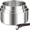 Tefal Ingenio Preference - Pannenset - Steelpannen Ø16cm + Ø18cm + Ø20cm + Handgreep -Thuiskeuken 1200x1105