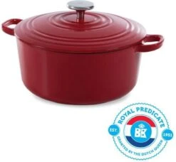 BK Bourgogne Braadpan Ø 24 Cm - Rood - Gietijzer - Inductie -Thuiskeuken 1200x1106 2