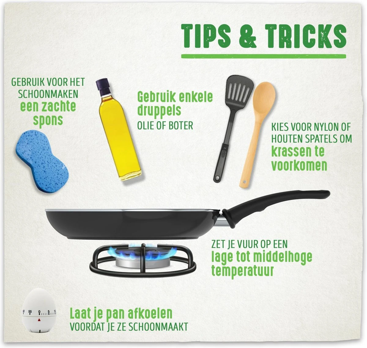 GreenChef Profile Plus Koekenpan 28cm - Zilverkleurig - Inductie - PFAS-vrij 6 GreenChef Profile Plus Koekenpan 28cm - Zilverkleurig - Inductie - PFAS-vrij - Afbeelding 4