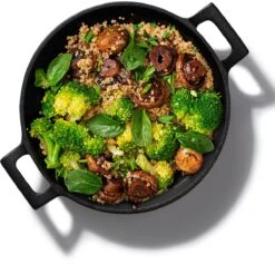 Spesely® Gietijzeren Pan Met Handvaten - Koekenpan - Hapjespan - Diameter 20cm - Gietijzeren Pan Bbq -Thuiskeuken 1200x1149