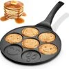 Emoji Pannenkoekenpan Pancake | 26cm | 7 Kop - Marmeren Anti Aanbaklaag Met Smiley -Thuiskeuken 1200x1176 2