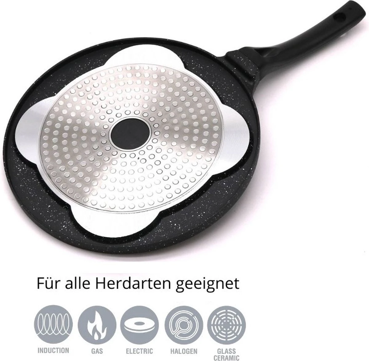 Cheffinger | Boerderij Dieren Pannenkoekenpan | 26cm | Vaatwasser Bestendig 6 Cheffinger | Boerderij Dieren Pannenkoekenpan | 26cm | Vaatwasser Bestendig - Afbeelding 4