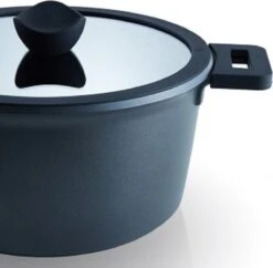 The White Series - Keramische Pannenset Met Glazen Deksels - Inclusief Set Vershoudbakjes - Zwart 12 The White Series - Keramische Pannenset Met Glazen Deksels - Inclusief Set Vershoudbakjes - Zwart -Thuiskeuken 1200x1178 1