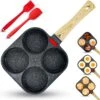 W&Z® Pannenkoekenpan Inductie - Pancake Pan - Omeletpan - Omeletmaker -Eierpan- Anti Aanbak - 4 Vakjes -Thuiskeuken 1200x1183 1
