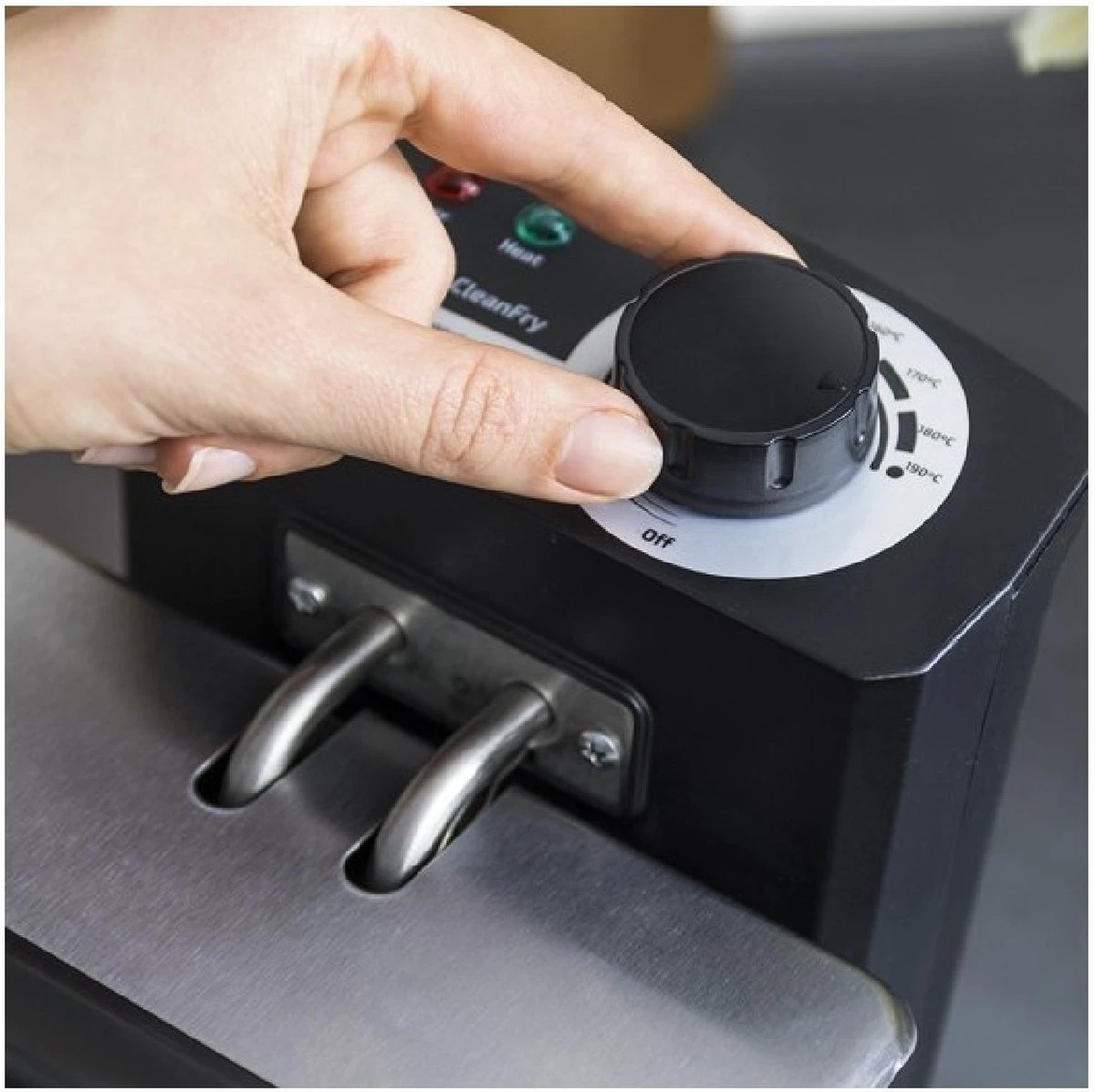 Frituurmachine Cecotec Cleanfry 1,5 L 1000W Roestvrij Staal 5 Frituurmachine Cecotec Cleanfry 1,5 L 1000W Roestvrij Staal - Afbeelding 3