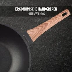 Rosmarino Black Line - Wokpan - Ø30cm - 100% PFAS & PFOA Vrij - Gegoten Aluminium - Non-stick Minerale Coating - Ergonomische Handgreep - Geschikt Voor Alle Warmtebronnen & Vaatwasser -Thuiskeuken 1200x1200 1034