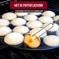 Rednas Poffertjespan Pakket - Incl. Luxe Giftbox - Incl.Bakkwast/Vork/Doseerfles - RVS/Gietijzer 15 Rednas Poffertjespan Pakket - Incl. Luxe Giftbox - Incl.Bakkwast/Vork/Doseerfles - RVS/Gietijzer -Thuiskeuken 1200x1200 1075