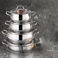 Karaca Emirgan Pannenset - 8 Delig - Geschikt Voor Inductie 12 Karaca Emirgan Pannenset - 8 Delig - Geschikt Voor Inductie -Thuiskeuken 1200x1200 114