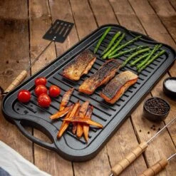 Nuovva Dubbelzijdig Gietijzeren Grillplaat - 50cm X 26cm 10 Nuovva Dubbelzijdig Gietijzeren Grillplaat - 50cm X 26cm -Thuiskeuken 1200x1200 1358
