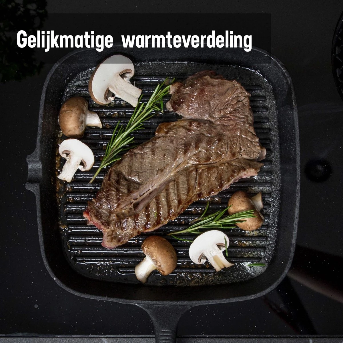Daumonet Auguste Noir Gietijzeren Grillpan - Steakpan Zwart - PFAS & PFOA Vrij - Vierkant Met Schenktuit - 23,5 Cm - 2 Liter - Emaille - Alle Warmtebronnen - Elektrisch - Gas - Halogeen - Inductie - Keramisch 5 Daumonet Auguste Noir Gietijzeren Grillpan - Steakpan Zwart - PFAS & PFOA Vrij - Vierkant Met Schenktuit - 23,5 Cm - 2 Liter - Emaille - Alle Warmtebronnen - Elektrisch - Gas - Halogeen - Inductie - Keramisch - Afbeelding 3