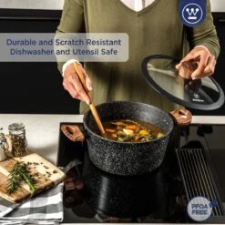 Westinghouse Kookpan/Braadpan Inductie - Ø 24 Cm - Zwart Marmer - Speciale Editie 13 Westinghouse Kookpan/Braadpan Inductie - Ø 24 Cm - Zwart Marmer - Speciale Editie -Thuiskeuken 1200x1200 14
