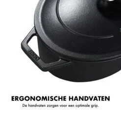 MOA Gietijzeren Braadpan - Inhoud 4,7 Liter - 29CM - Ovaal - Alle Warmtebronnen - Ook Voor Inductie - Gewicht 5,7 Kg - Zwart - C29B 10 MOA Gietijzeren Braadpan - Inhoud 4,7 Liter - 29CM - Ovaal - Alle Warmtebronnen - Ook Voor Inductie - Gewicht 5,7 Kg - Zwart - C29B -Thuiskeuken 1200x1200 1446