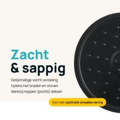 MOA Gietijzeren Braadpan - Inhoud 4,75 Liter - 26CM - Rond - Alle Warmtebronnen - Ook Voor Inductie - Gewicht 5,8 Kg - Bordeaux Rood - MC26BR 16 MOA Gietijzeren Braadpan - Inhoud 4,75 Liter - 26CM - Rond - Alle Warmtebronnen - Ook Voor Inductie - Gewicht 5,8 Kg - Bordeaux Rood - MC26BR -Thuiskeuken 1200x1200 1457