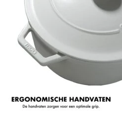 MOA Gietijzeren Braadpan - Inhoud 5,7 Liter - 26CM - Rond - Alle Warmtebronnen - Ook Voor Inductie - Gewicht 5,8 Kg - Wit - C26W 11 MOA Gietijzeren Braadpan - Inhoud 5,7 Liter - 26CM - Rond - Alle Warmtebronnen - Ook Voor Inductie - Gewicht 5,8 Kg - Wit - C26W -Thuiskeuken 1200x1200 1466