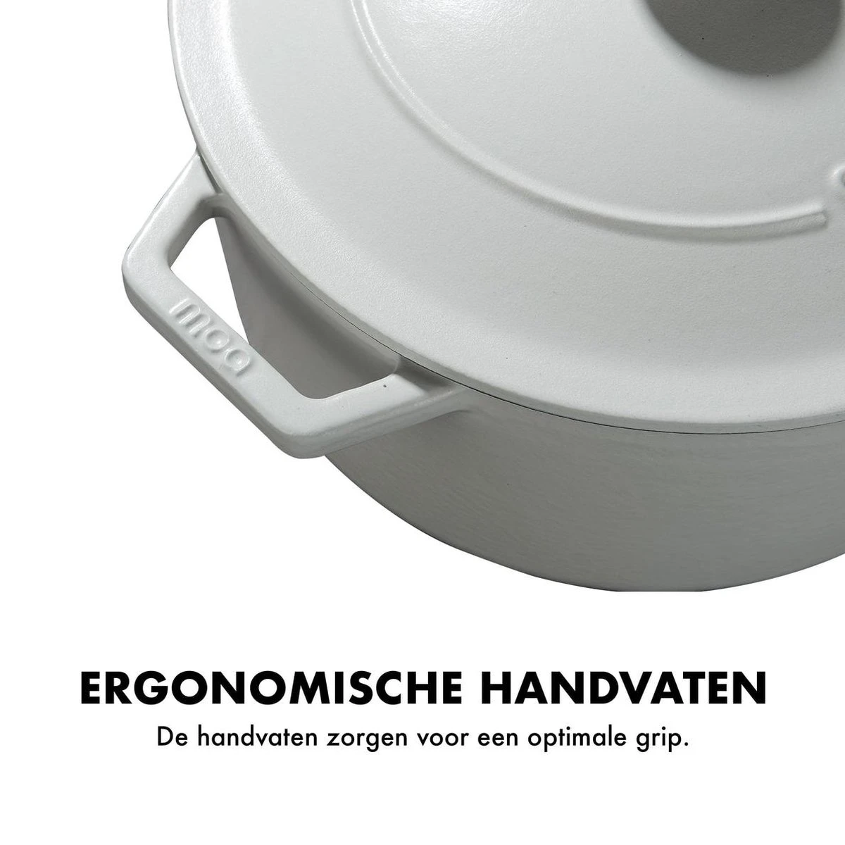 MOA Gietijzeren Braadpan - Inhoud 5,7 Liter - 26CM - Rond - Alle Warmtebronnen - Ook Voor Inductie - Gewicht 5,8 Kg - Wit - C26W 6 MOA Gietijzeren Braadpan - Inhoud 5,7 Liter - 26CM - Rond - Alle Warmtebronnen - Ook Voor Inductie - Gewicht 5,8 Kg - Wit - C26W - Afbeelding 4