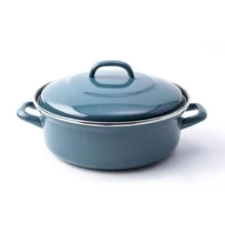 BK Fortalit Braadpan Ø 28 Cm - Blauw - Emaille - Inductie -Thuiskeuken 1200x1200 1481