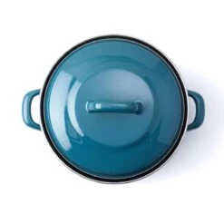 BK Fortalit Braadpan Ø 24 Cm - Blauw - Emaille - Inductie -Thuiskeuken 1200x1200 1484