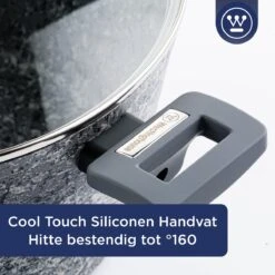 Westinghouse Kookpan/Braadpan Inductie - Ø 28 Cm - Grijs Graniet - Met Deksel - PFOA Vrij 13 Westinghouse Kookpan/Braadpan Inductie - Ø 28 Cm - Grijs Graniet - Met Deksel - PFOA Vrij -Thuiskeuken 1200x1200 151