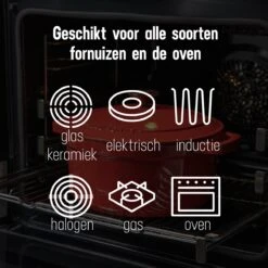 Daumonet Carême Rouge Gietijzeren Braadpan - Sudderpan Kersen Rood - Rond - Ø26 Cm - 4,4 Liter - PFAS & PFOA Vrij - Emaille - Geschikt Voor Alle Warmtebronnen - Elektrisch - Gas - Halogeen - Inductie - Keramisch - Vaatwasserbestendig 21 Daumonet Carême Rouge Gietijzeren Braadpan - Sudderpan Kersen Rood - Rond - Ø26 Cm - 4,4 Liter - PFAS & PFOA Vrij - Emaille - Geschikt Voor Alle Warmtebronnen - Elektrisch - Gas - Halogeen - Inductie - Keramisch - Vaatwasserbestendig -Thuiskeuken 1200x1200 1525