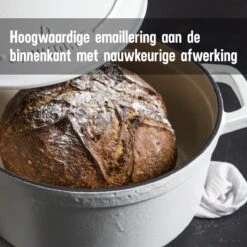 Daumonet Carême Blanc Gietijzeren Braadpan - Sudderpan Wit - Rond - Ø 26 Cm - 4,4 Liter - 100% PFAS & PFOA Vrij - Emaille - Geschikt Voor Alle Warmtebronnen - Elektrisch - Gas - Halogeen - Inductie - Keramisch - Vaatwasserbestendig 21 Daumonet Carême Blanc Gietijzeren Braadpan - Sudderpan Wit - Rond - Ø 26 Cm - 4,4 Liter - 100% PFAS & PFOA Vrij - Emaille - Geschikt Voor Alle Warmtebronnen - Elektrisch - Gas - Halogeen - Inductie - Keramisch - Vaatwasserbestendig -Thuiskeuken 1200x1200 1592