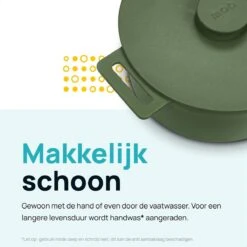 MOA Gietijzeren Braadpan - Inhoud 4,75 Liter - 26CM - Rond - Alle Warmtebronnen - Ook Voor Inductie - Gewicht 5,8 Kg - Olijfgroen - MC26OG 20 MOA Gietijzeren Braadpan - Inhoud 4,75 Liter - 26CM - Rond - Alle Warmtebronnen - Ook Voor Inductie - Gewicht 5,8 Kg - Olijfgroen - MC26OG -Thuiskeuken 1200x1200 1622
