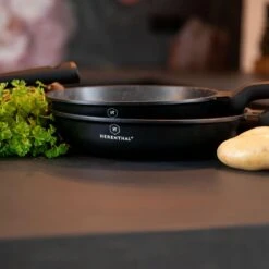 Herenthal Inductie Pannenset - Luxe 10-delige Koekenpanset - Voor Alle Warmtebronnen - Met Glazen Deksels En Koudgrepen - Zwart -Thuiskeuken 1200x1200 207