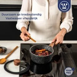 Westinghouse Steelpan Inductie - Ø 20 Cm - Zwart Marmer - Speciale Editie 12 Westinghouse Steelpan Inductie - Ø 20 Cm - Zwart Marmer - Speciale Editie -Thuiskeuken 1200x1200 254