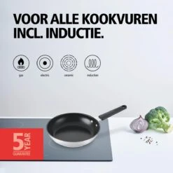 BRABANTIA ENJOYMENT Koekenpan - Keramische Antiaanbaklaag - Ø 24 Cm - Inductie - Pfas Vrij -Thuiskeuken 1200x1200 412
