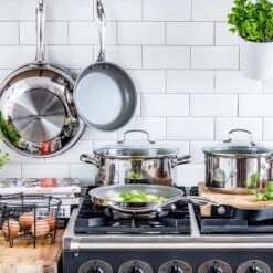 GreenChef Profile Plus Koekenpan 24cm - Zilverkleurig - Inductie - PFAS-vrij -Thuiskeuken 1200x1200 420