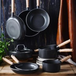 GreenChef Vintage Koekenpan 28cm - Zwart - Inductie - PFAS-vrij -Thuiskeuken 1200x1200 461