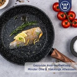 Westinghouse Koekenpan Inductie - Ø 20 Cm - Zwart Marmer - Speciale Editie -Thuiskeuken 1200x1200 488