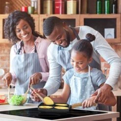 Professionele Koekenpan - Inductie - Voor Eieren / Pannekoeken / Hamburgers - Bakpan - Pan Voor 4 Eieren - Crepe Maker - Pannenkoekenmaker - Braadpan - Anti Aanbaklaag -Thuiskeuken 1200x1200 544